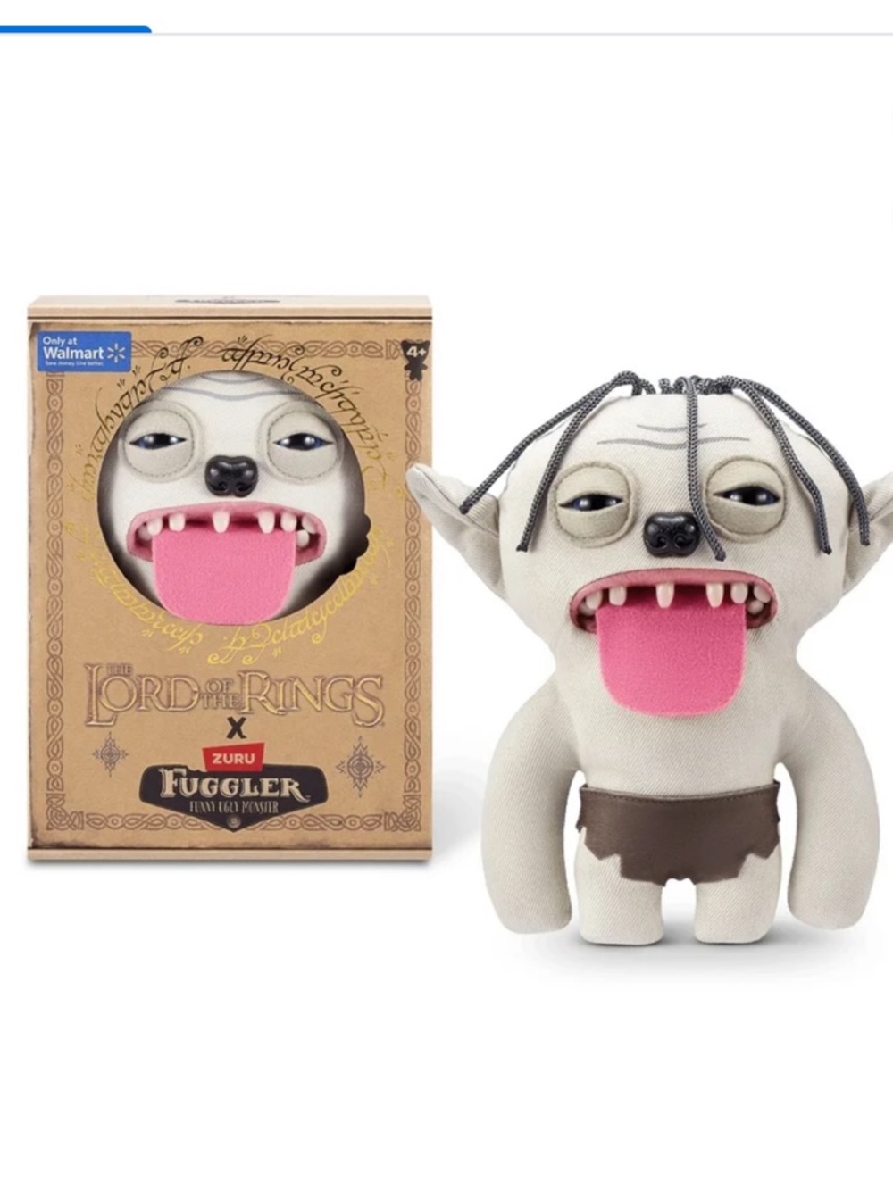 NWT Lord of the Rings Gollum Plush Toy Zuru Fuggler. Collect all 3! New in box